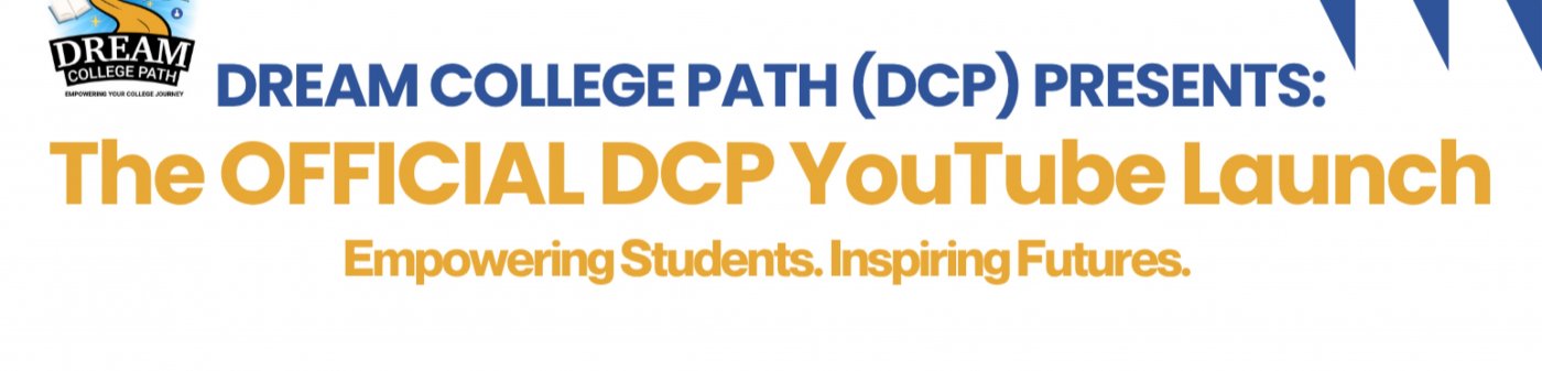 The Official Dream College Path Youtube Launch Event, 6 December | Event in Pleasanton | AllEvents