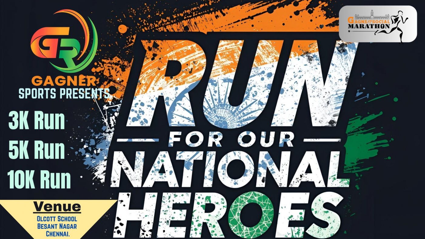 Run for Our National Heroes 2025, 7 December | Event in Chennai | AllEvents