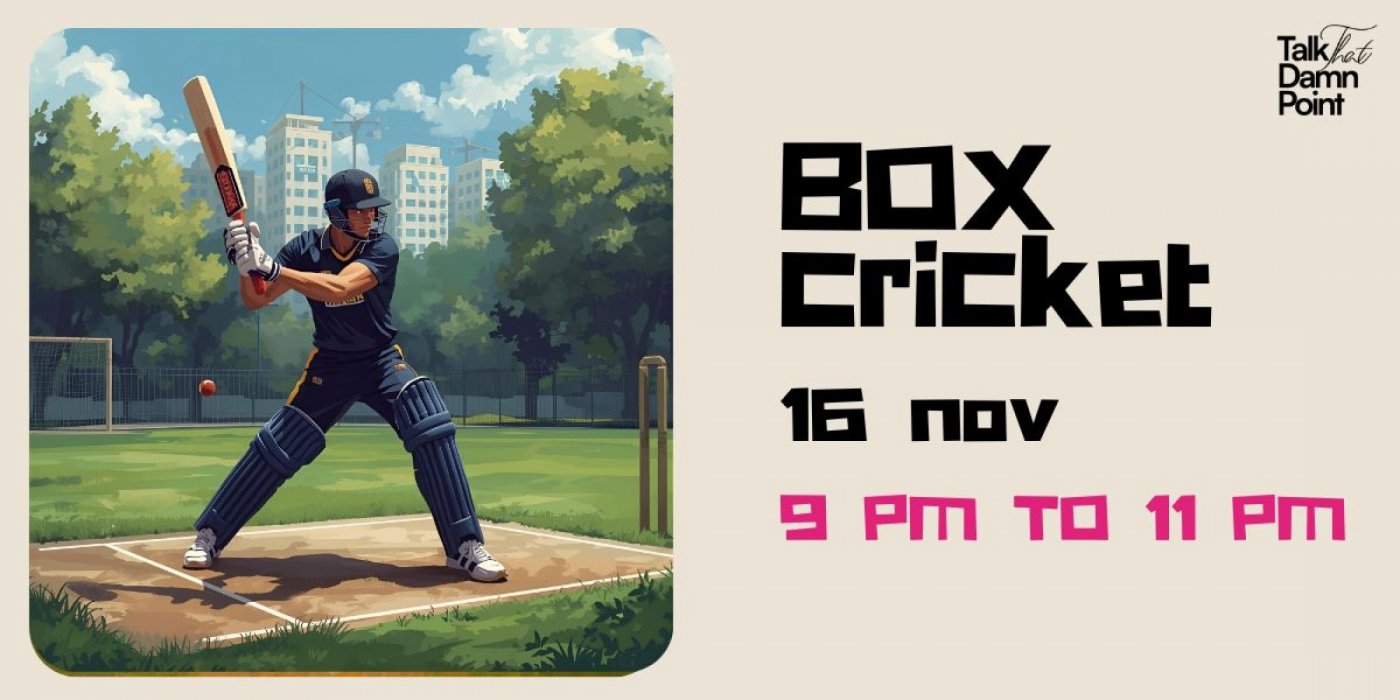 Box Cricket Night | TtDP Community Play | Rame Amdavad | Event in Ahmedabad | AllEvents