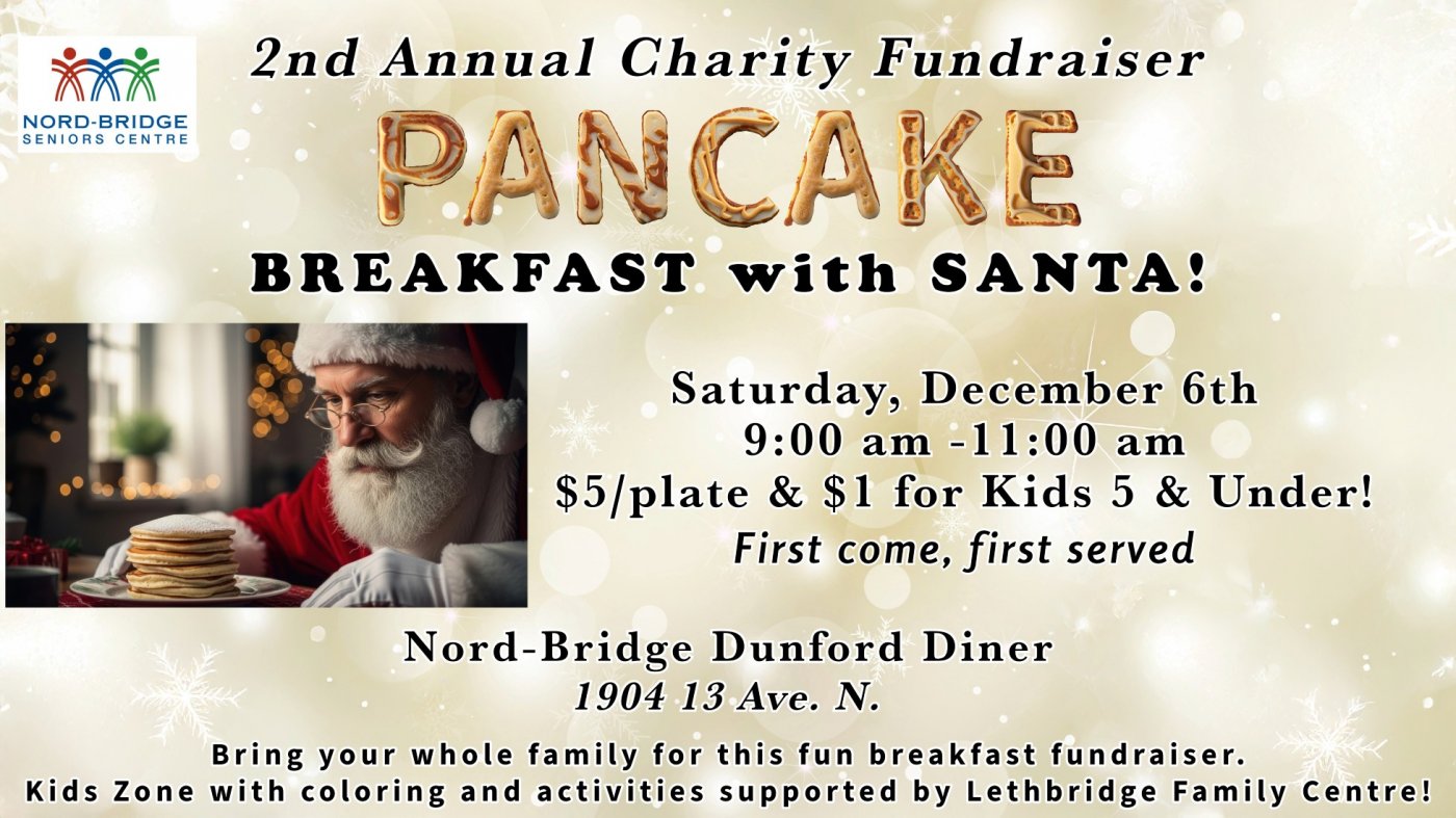 Pancake Breakfast with Santa!, 6 December | Event in Lethbridge | AllEvents