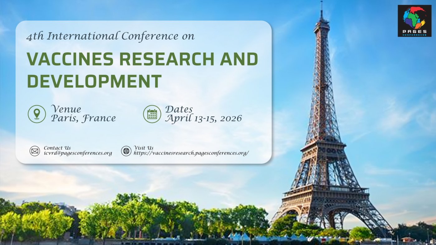 4th International Conference on Vaccines Research and Development, 13 April | Event in Paris | AllEvents