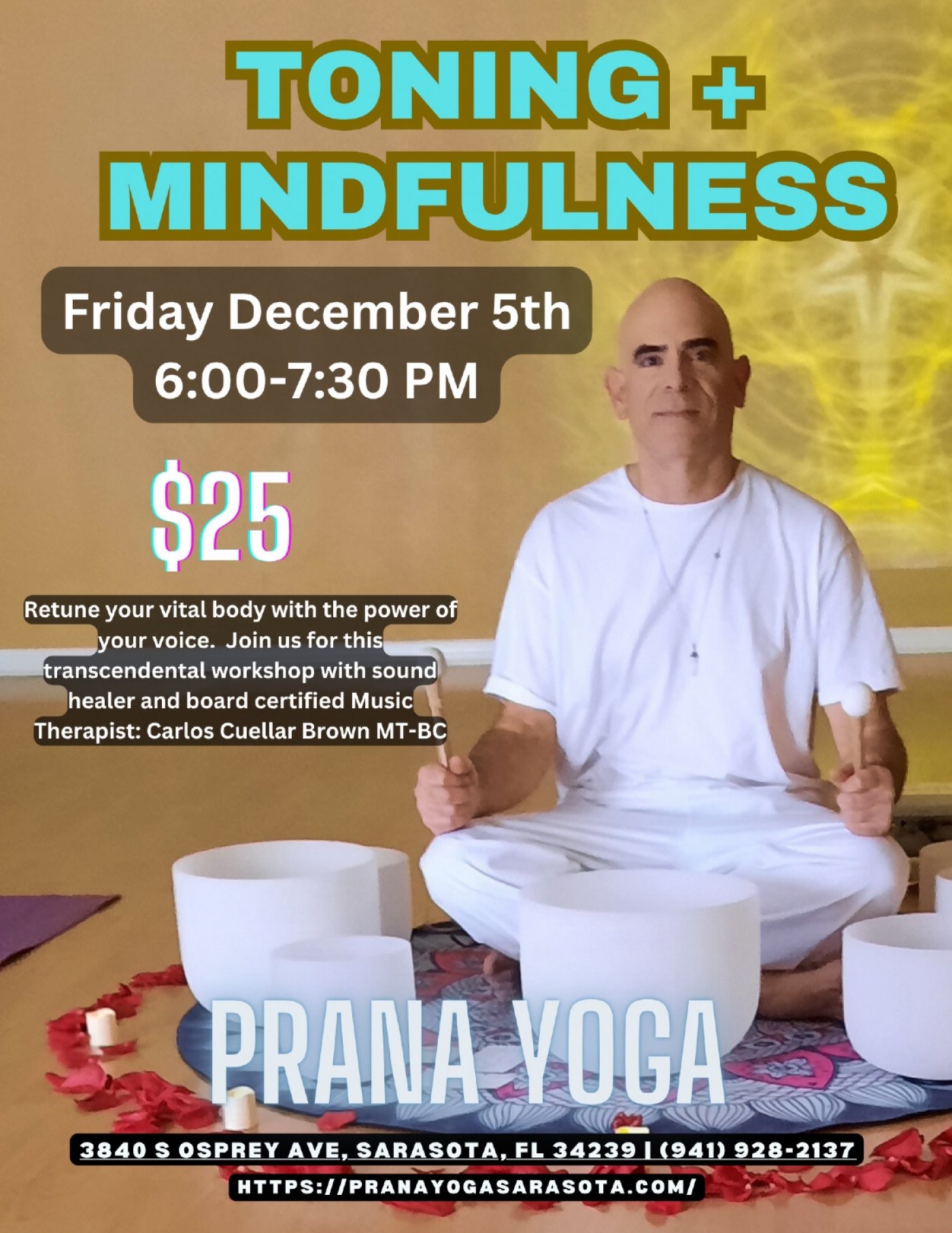 Toning and Mindfulness, 5 December | Event in Sarasota | AllEvents