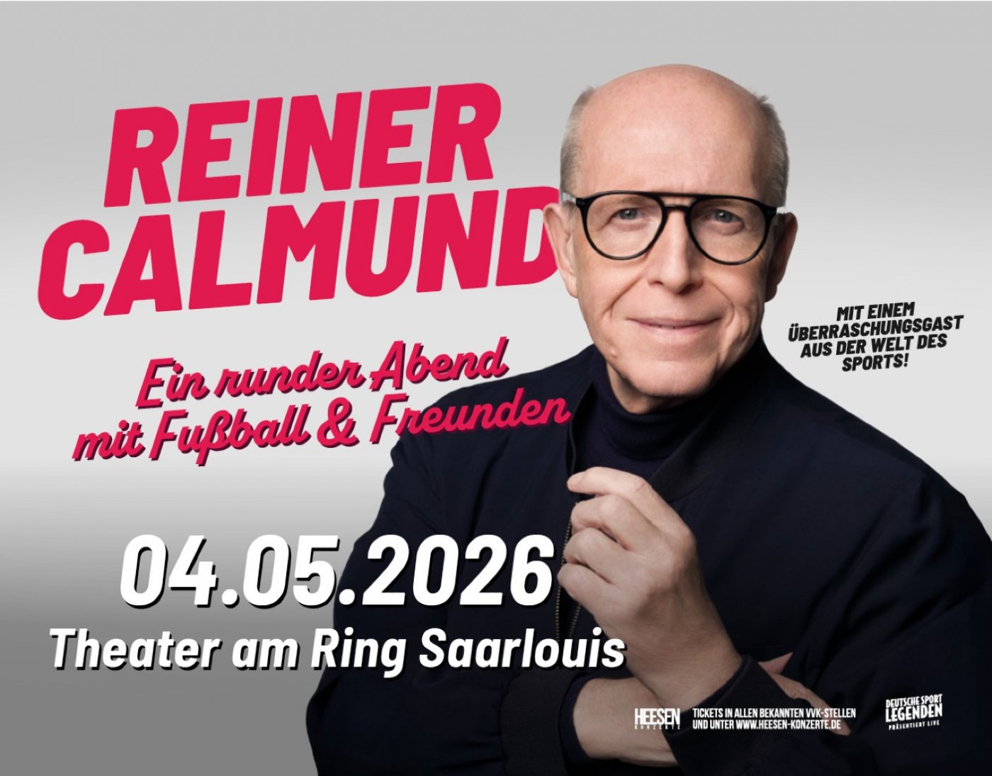 Reiner Calmund „Ein runder Abend – mit Fußball und Freunden“, 4 May | Event in Saarlouis | AllEvents