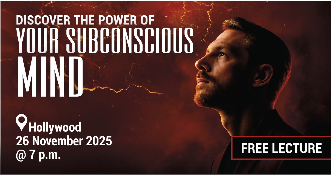 Discover the Power of Your Subconscious Mind Lecture, 26 November | Event in Los Angeles | AllEvents
