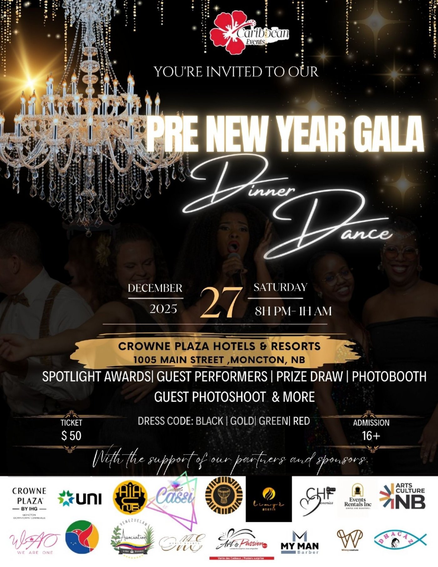 PRE NEW YEAR GALA DINNER DANCE 2nd edition, 27 December | Event in Moncton | AllEvents