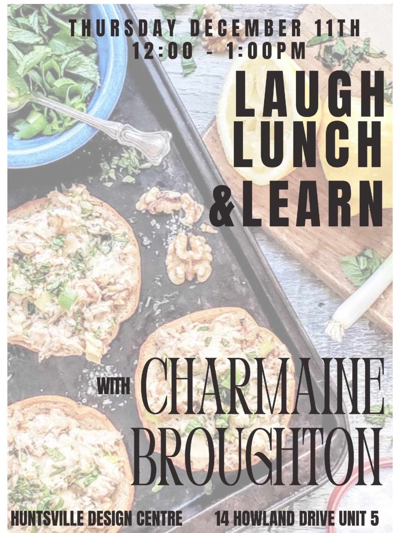 Laugh, Lunch, and Learn , 11 December | Event in Huntsville | AllEvents