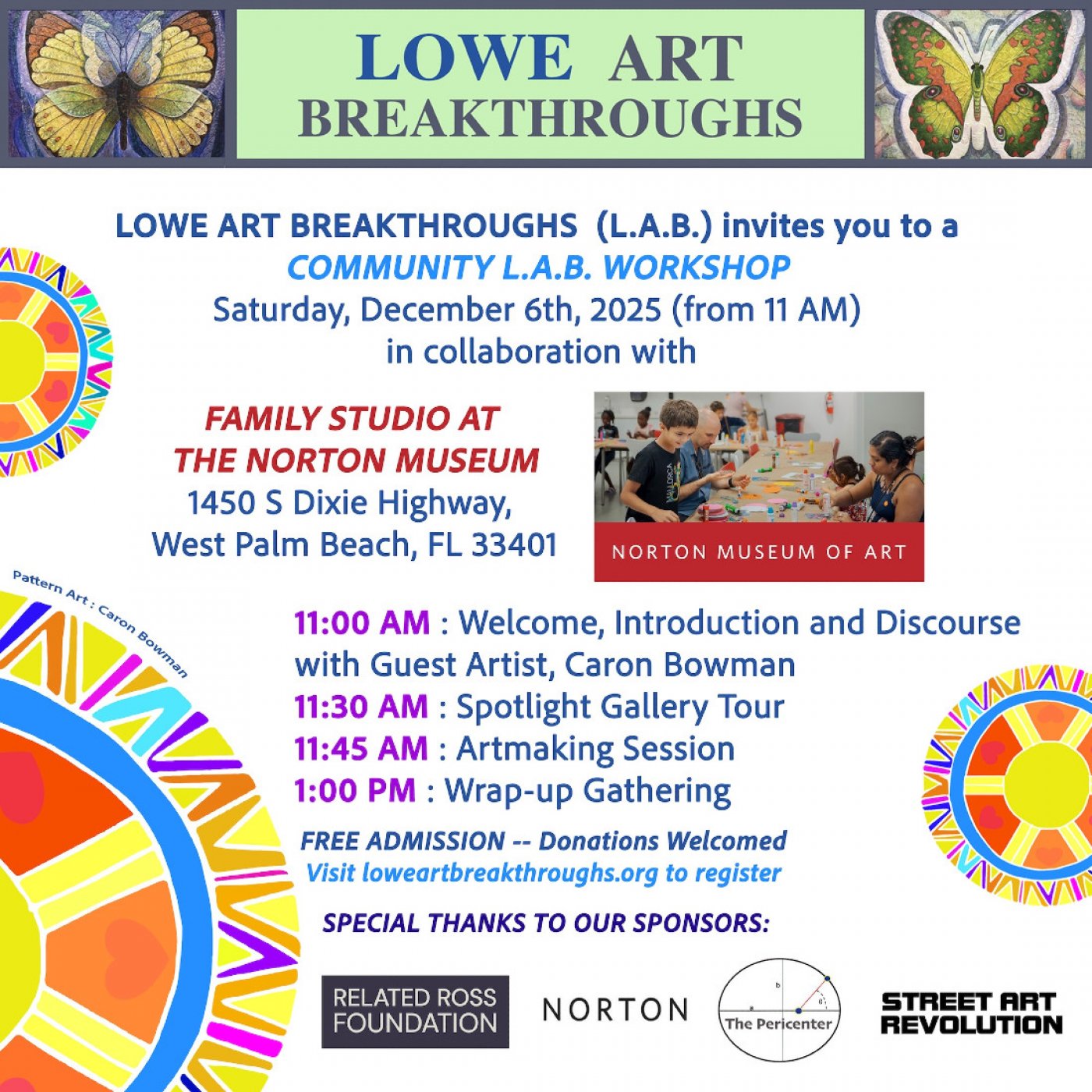 Community L.A.B. Workshop at the Norton Museum of Art , 6 December | Event in West Palm Beach | AllEvents
