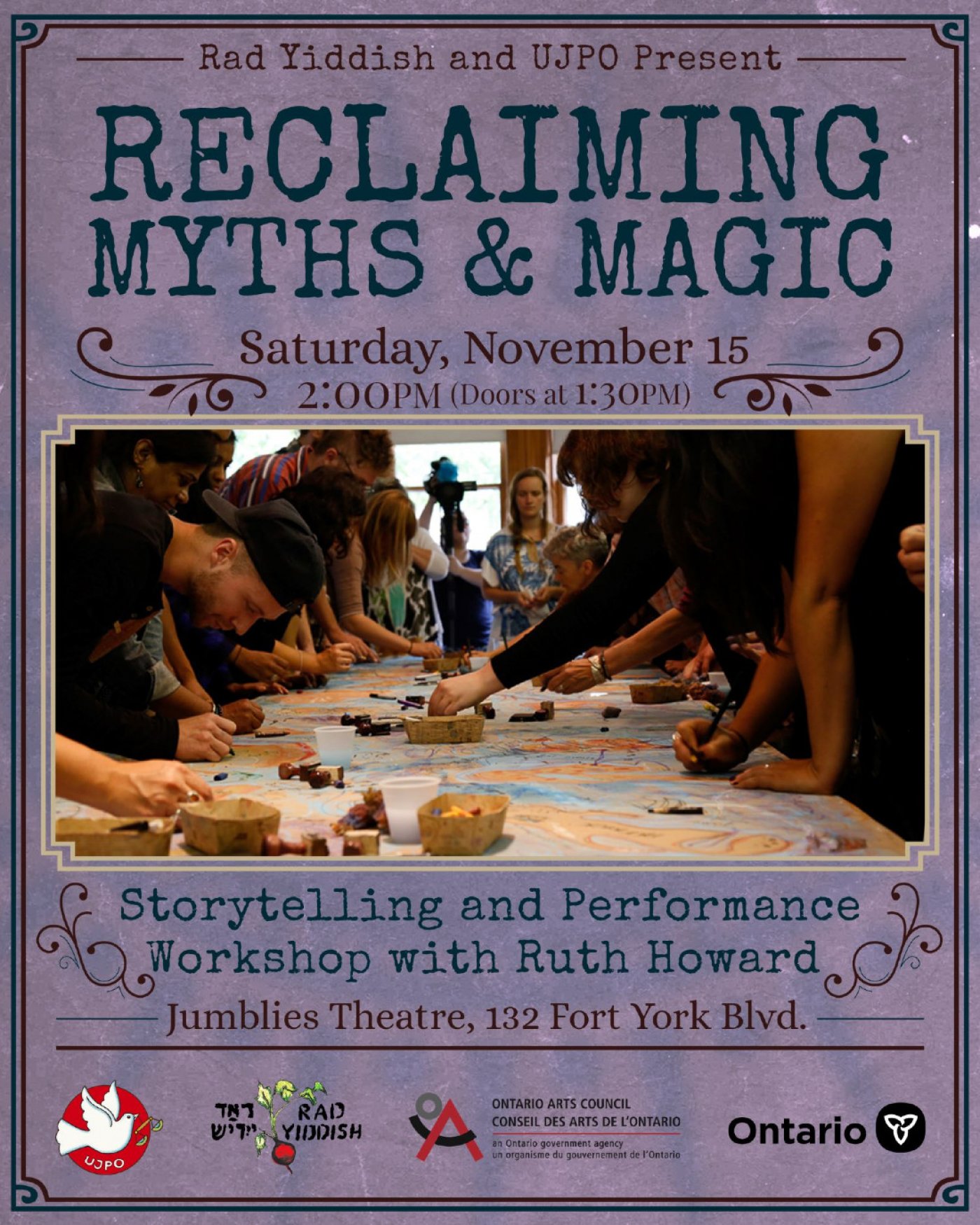 Reclaiming Myths & Magic: Storytelling & Performance Workshop, 15 November | Event in Toronto | AllEvents