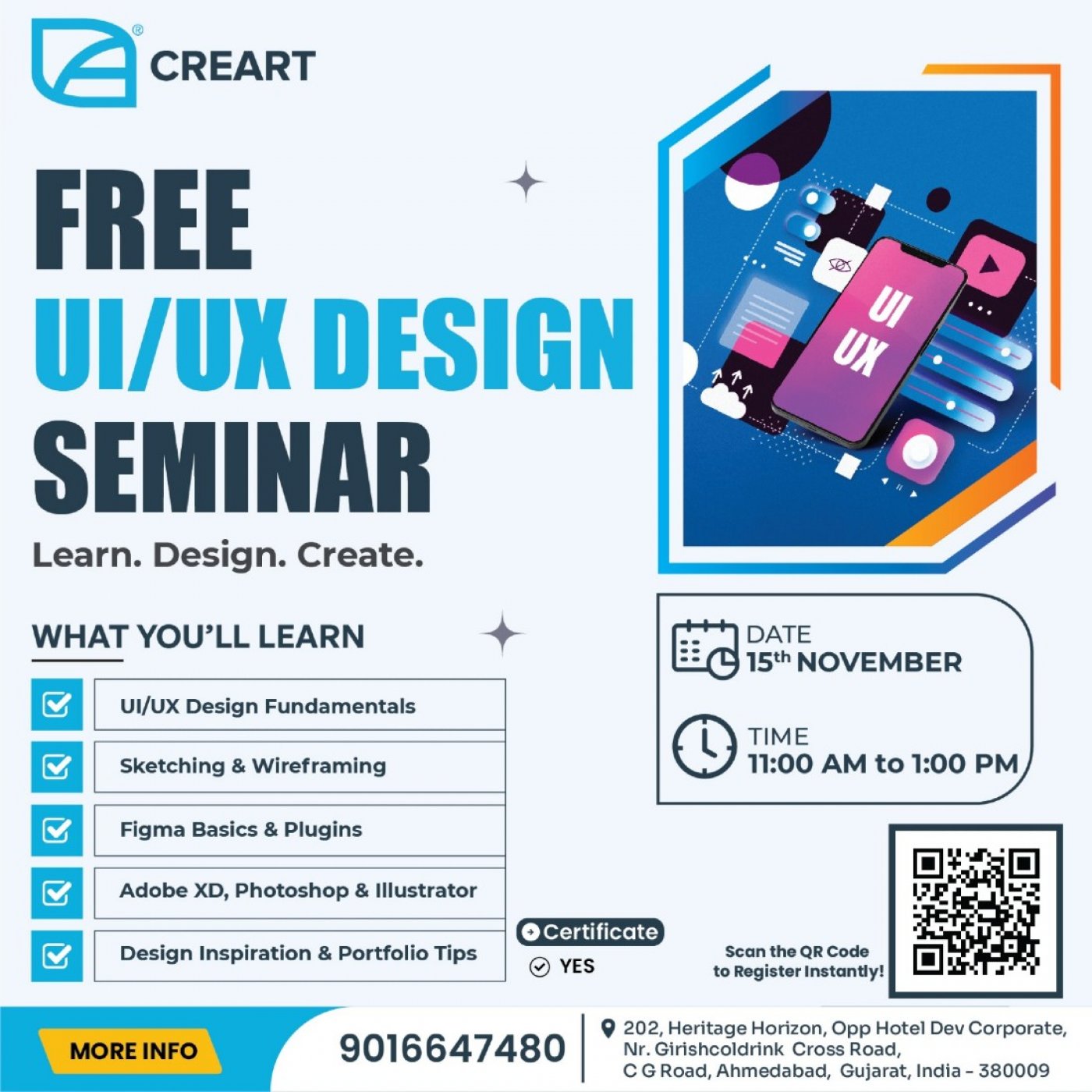 Free UI/UX Design Seminar, 15 November | Event in Ahmedabad | AllEvents
