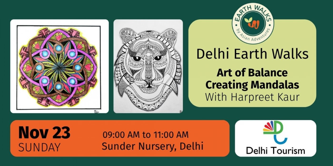 Art of Balance: Creating Mandalas at Sunder Nursery, 23 November | Event in New Delhi | AllEvents