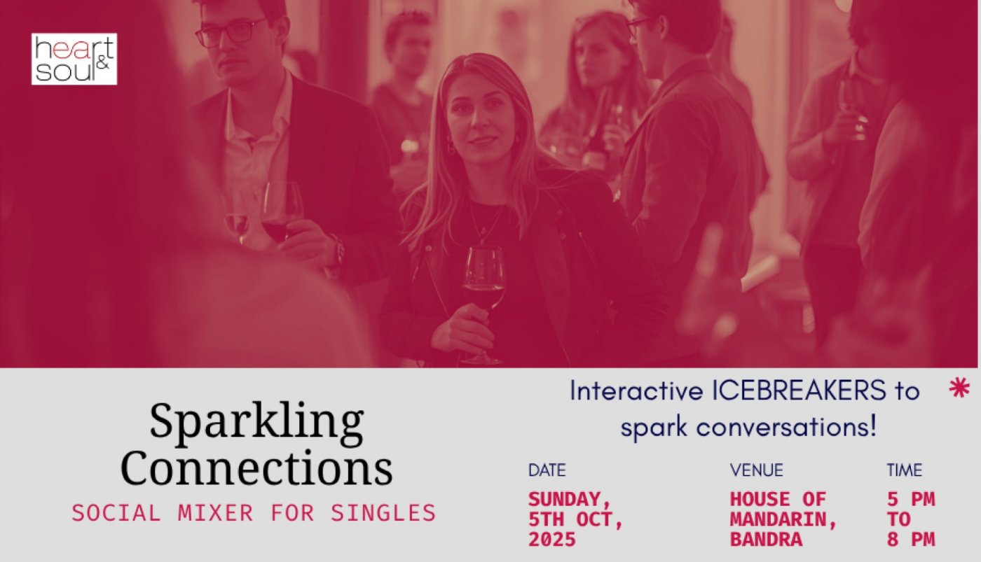 sparkling connections for singles seeking authentic connections, 23 November | Event in Mumbai | AllEvents