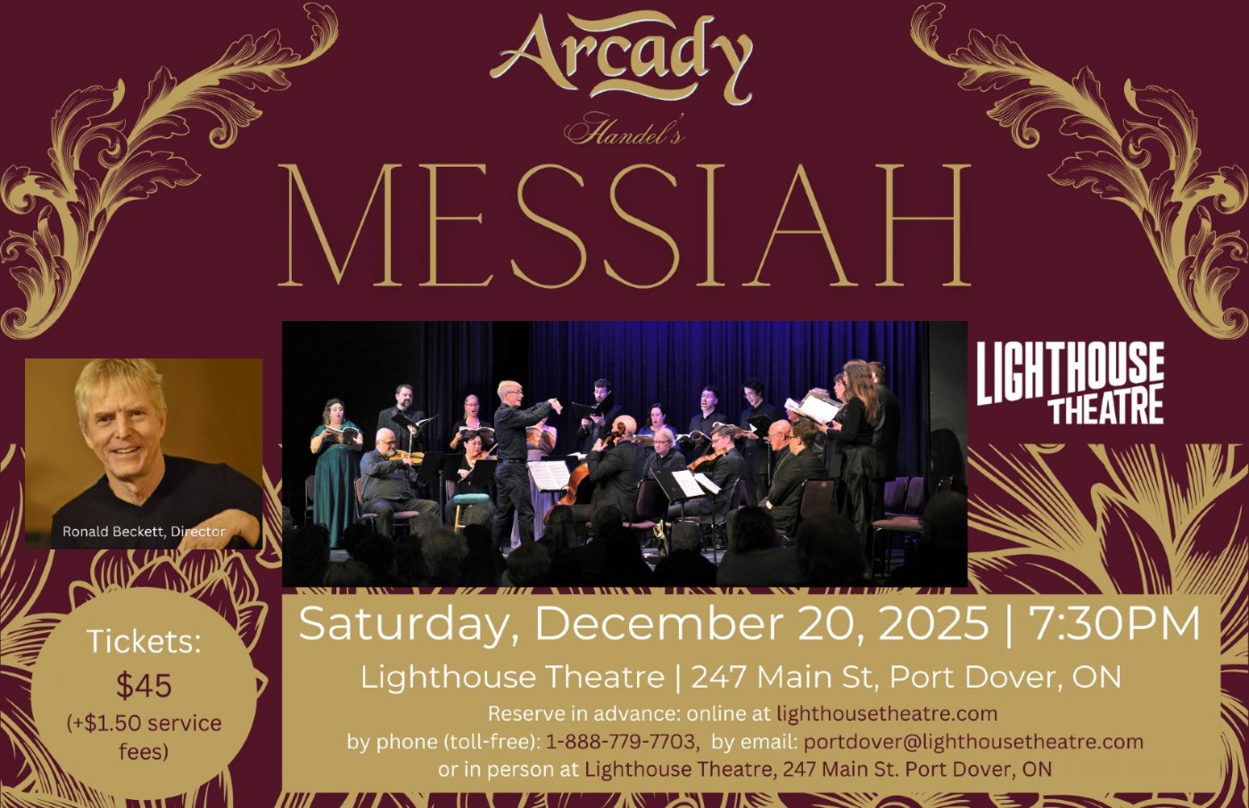 Handel's Messiah (Port Dover), 20 December | Event in Port Dover | AllEvents