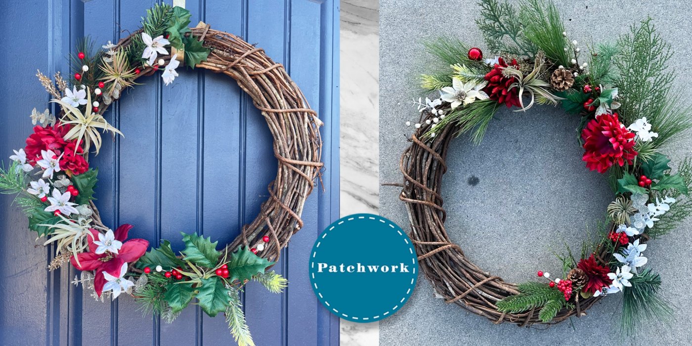 Patchwork Holiday Air Plant Wreaths Craft Workshop, 3 December | Event in San Diego | AllEvents