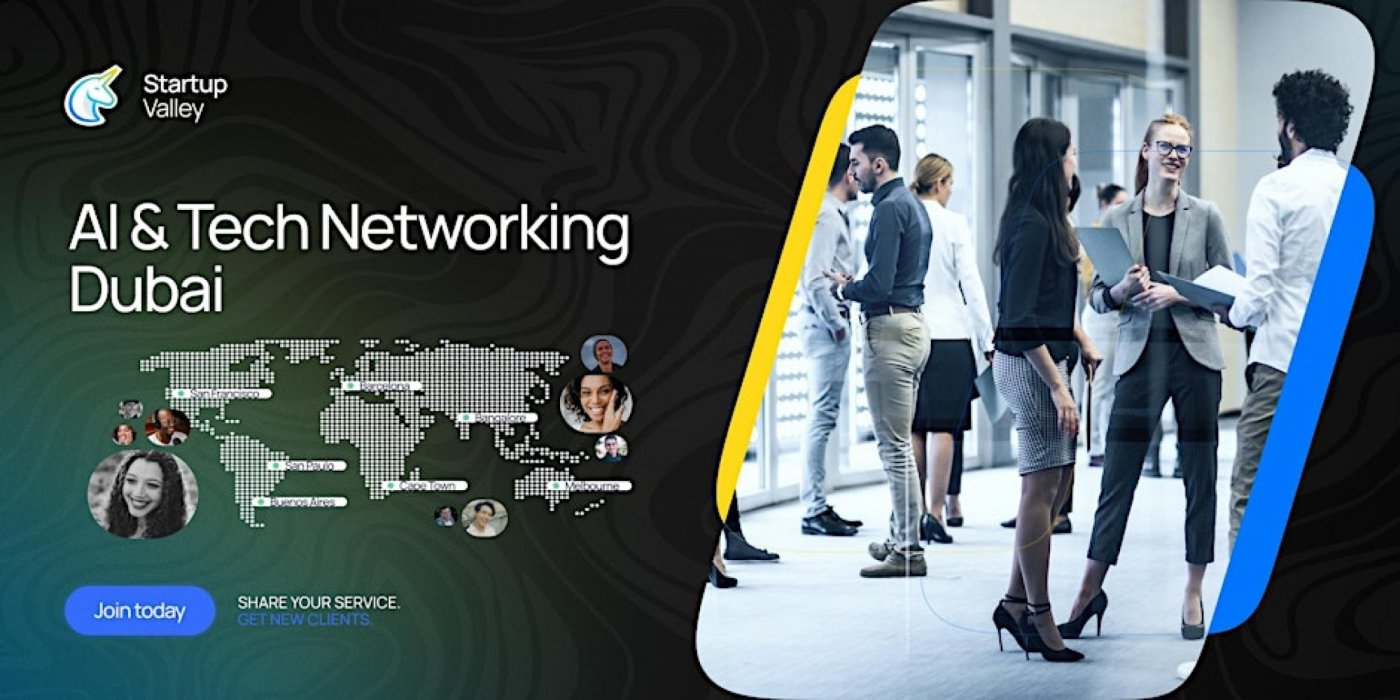 AI & Tech Networking Dubai, 18 November | Event in Dubai | AllEvents