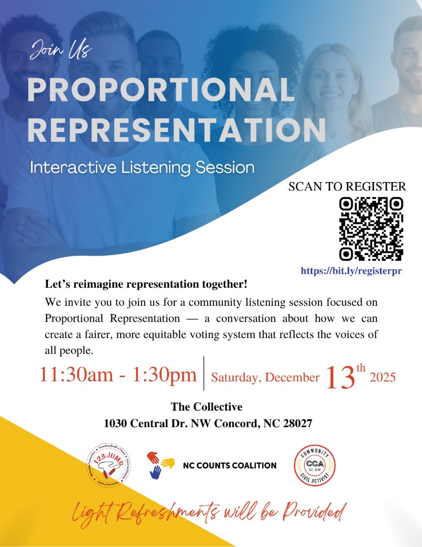 Proportional Representation - Interactive Listening Session, 13 December | Event in Concord | AllEvents