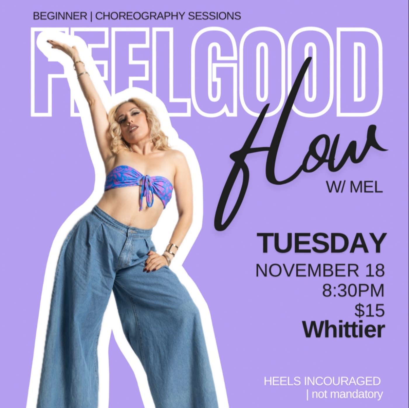 Dance Class - Heels | Event in Whittier | AllEvents
