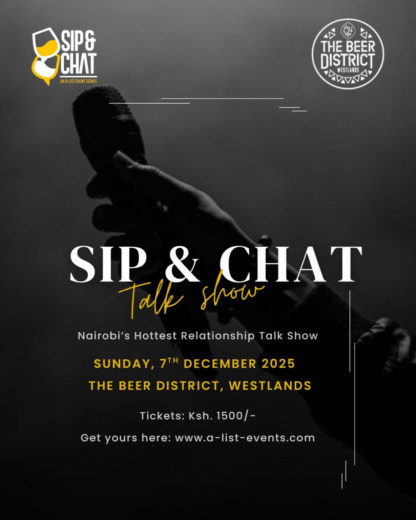 Sip & Chat Talk Show, 7 December | Event in Nairobi | AllEvents