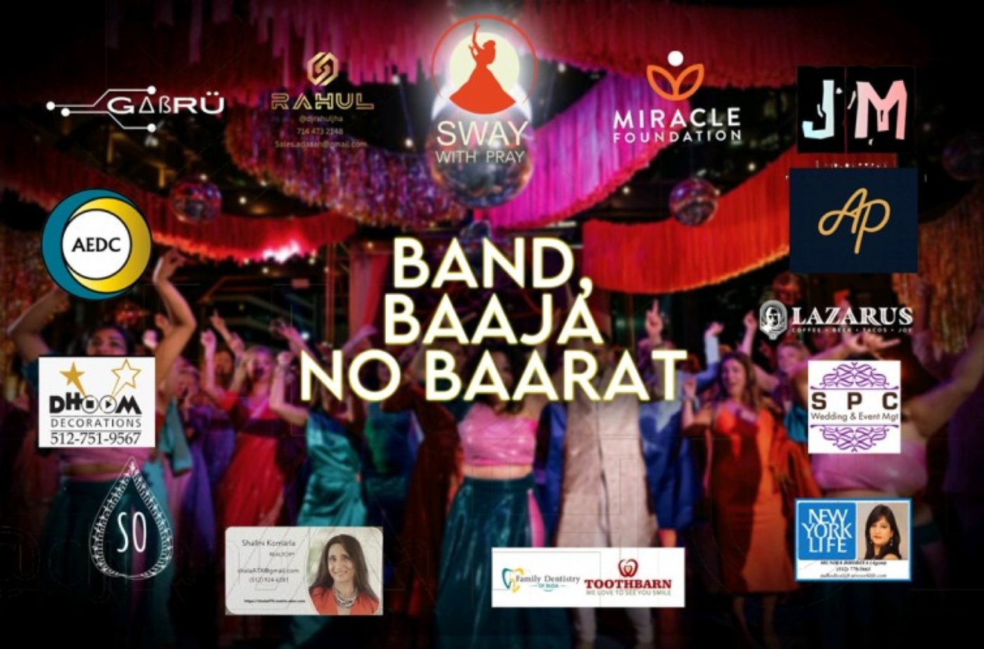 Austin’s First Fake Sangeet "Band,Baaja,No Baraat"-An Exclusive Indian Pre Wedding Experience