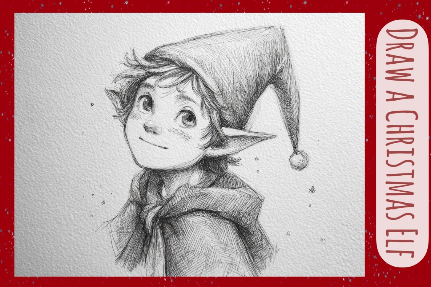 Back to the Basics Realistic Pencil Drawing: Beginner Level 1 - Draw a Christmas Elf, 20 December | AllEvents