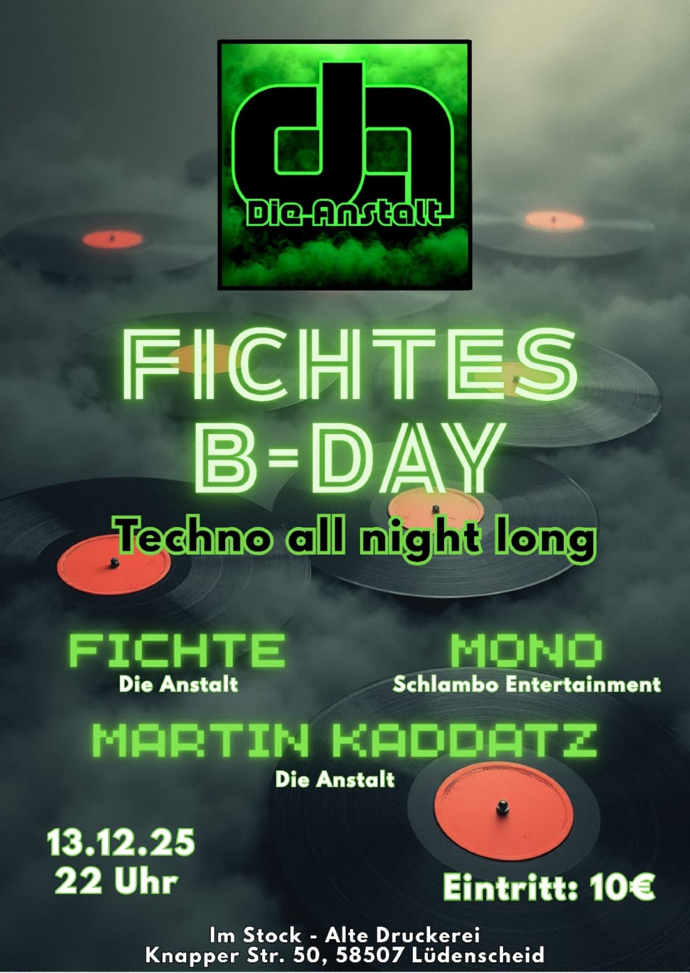 Die Anstalt präsentiert Fichtes Birthday, 13 December | Event in Lüdenscheid | AllEvents