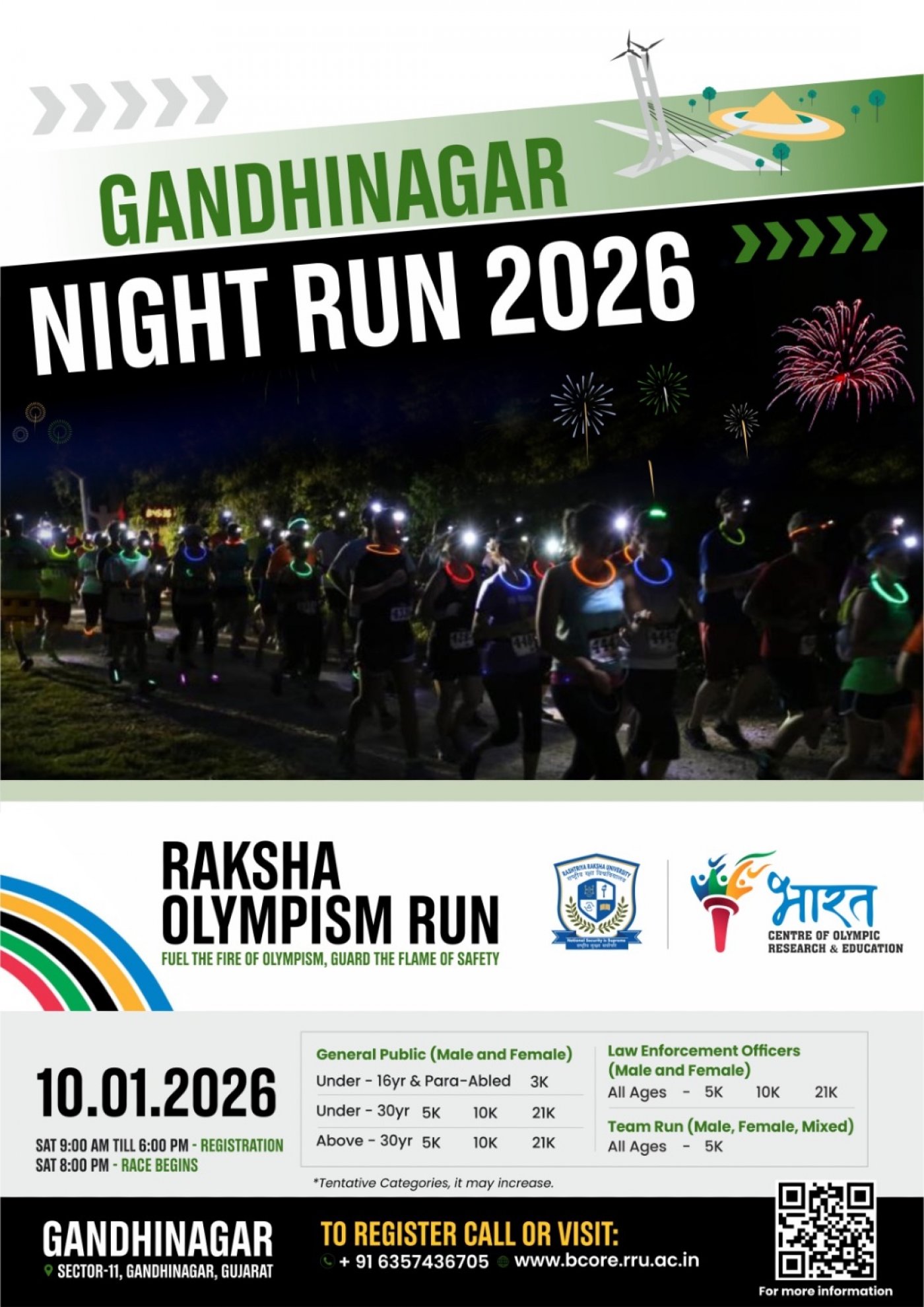 GANDHINAGAR RAKSHA RUN, 10 January | Event in Gandhinagar | AllEvents