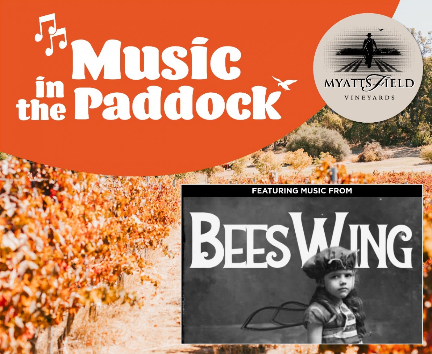 Music in the Paddock with BeesWing, 29 November | Event in Carmel | AllEvents