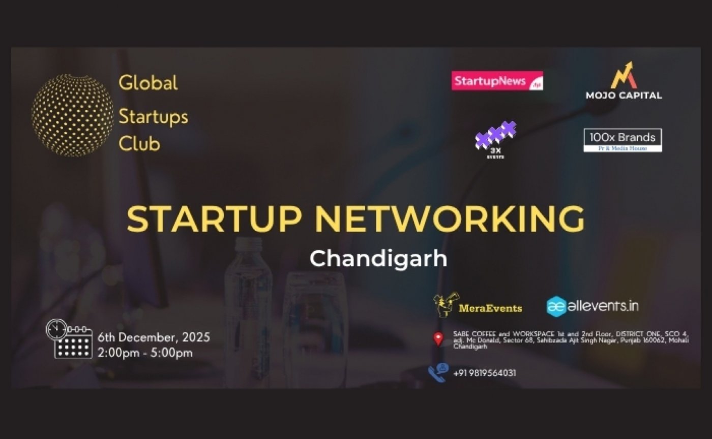 Global Startups Club | Startup Networking Chandigarh, 6 December | Event in Mohali | AllEvents