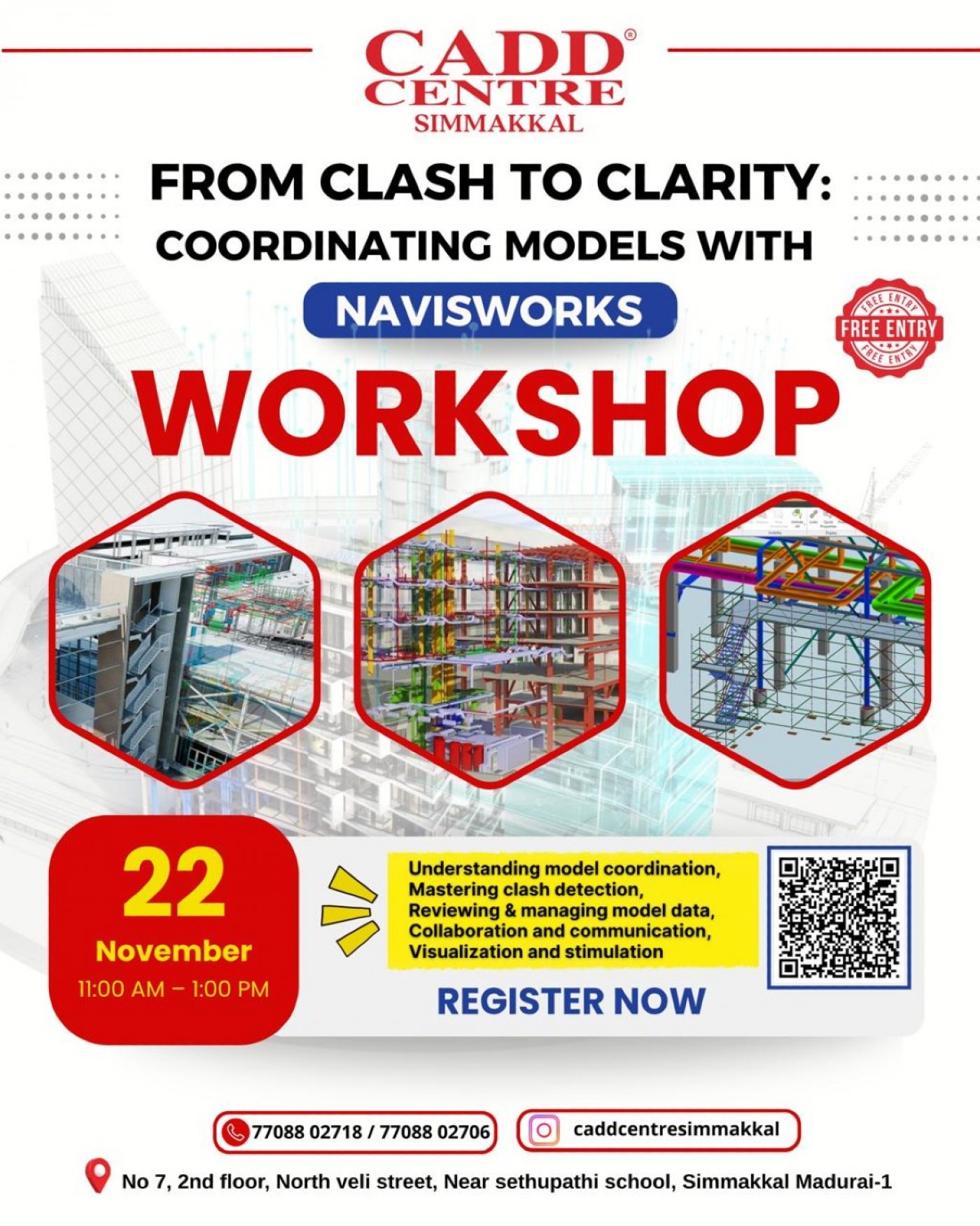 From Clash to Clarity: Coordinating models with Navisworks, 22 November | Event in Madurai | AllEvents