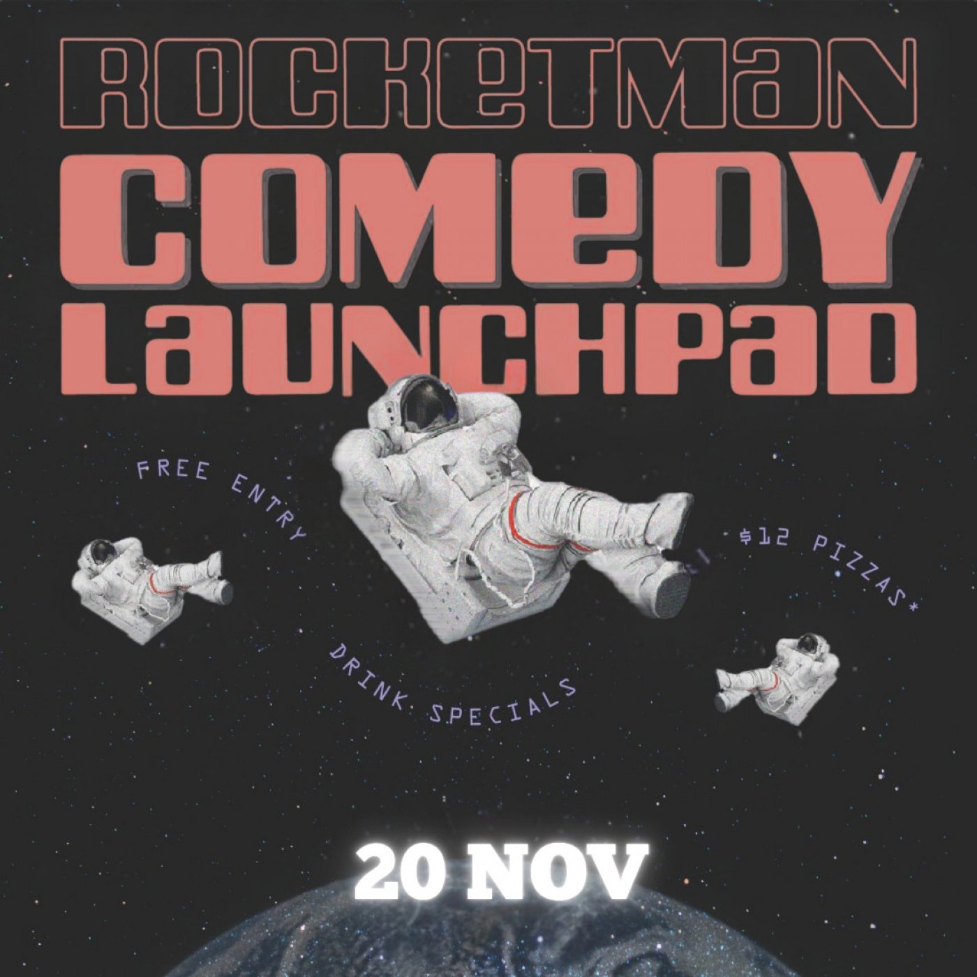 Comedy Launchpad at Rocketman, 20 November | Event in Auckland | AllEvents
