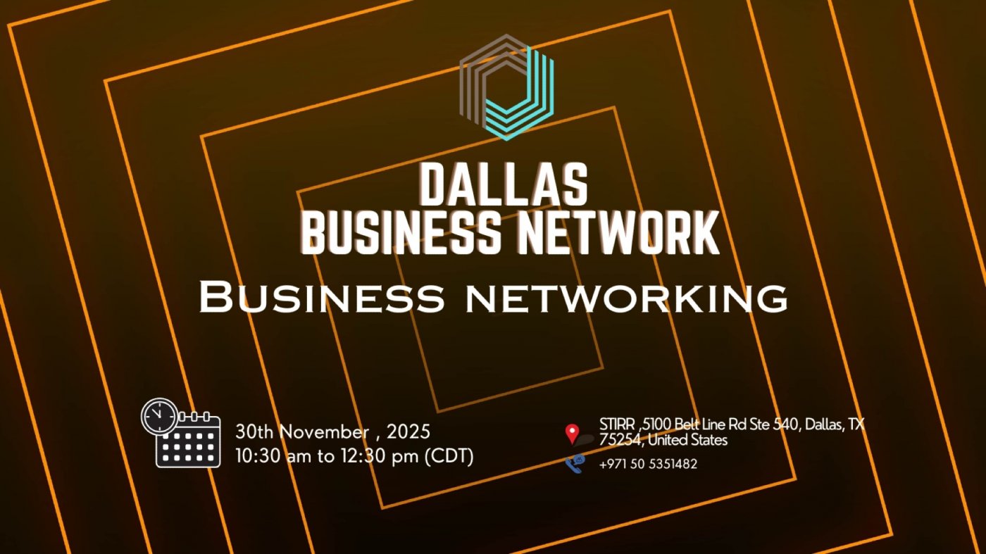 Business Networking Dallas 2025, 30 November | Event in Dallas | AllEvents