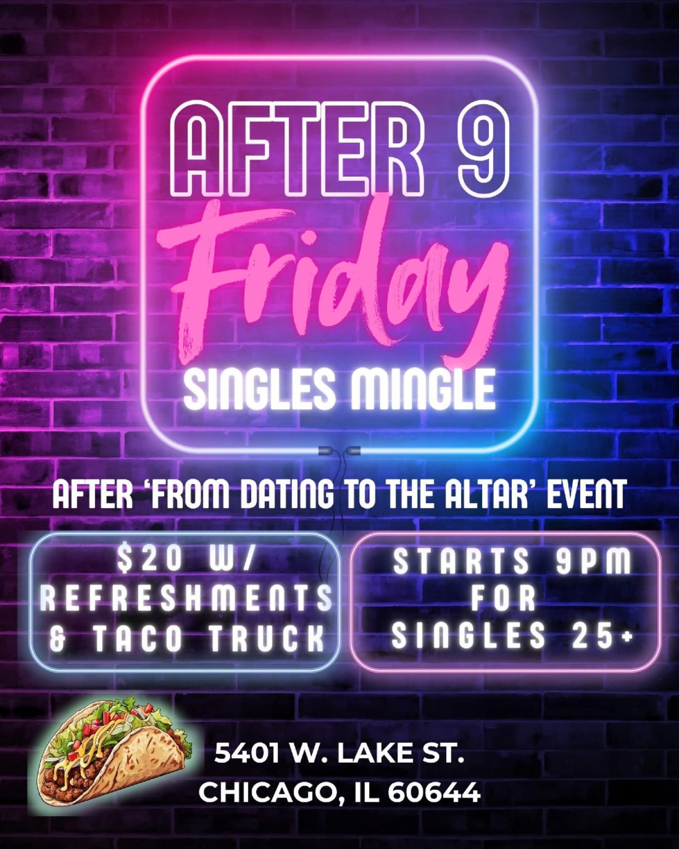 After 9: Friday Singles Mingle , 21 November | Event in Chicago | AllEvents