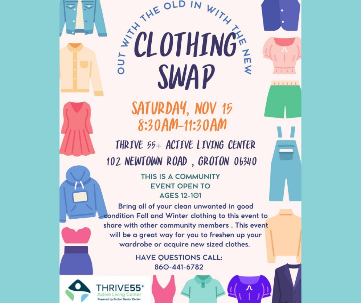 Out with the Old in with the New, Clothing Swap | Event in Groton | AllEvents
