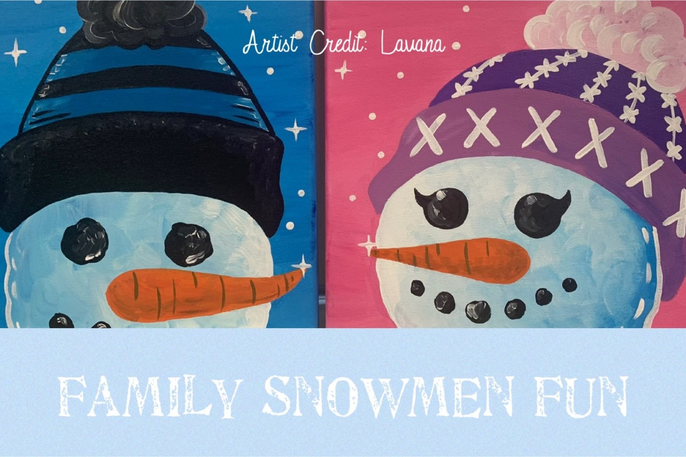 Beyond the Spectrum Art Program - Snowman Friends Acrylic, 16 December | Event in Vestal | AllEvents
