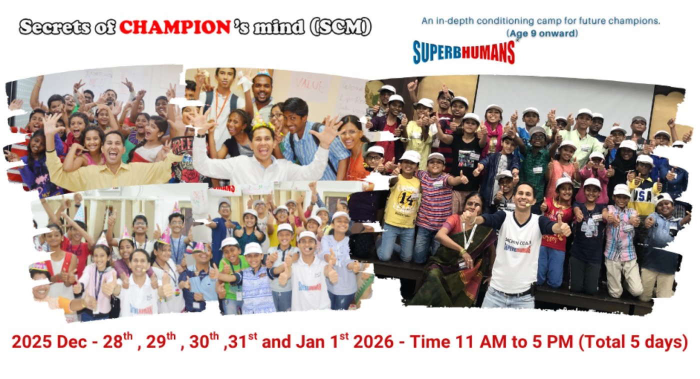 SECRETS OF CHAMPION's MIND - (5 days in-depth conditioning camp for future champions, Age 9 onward), 28 December