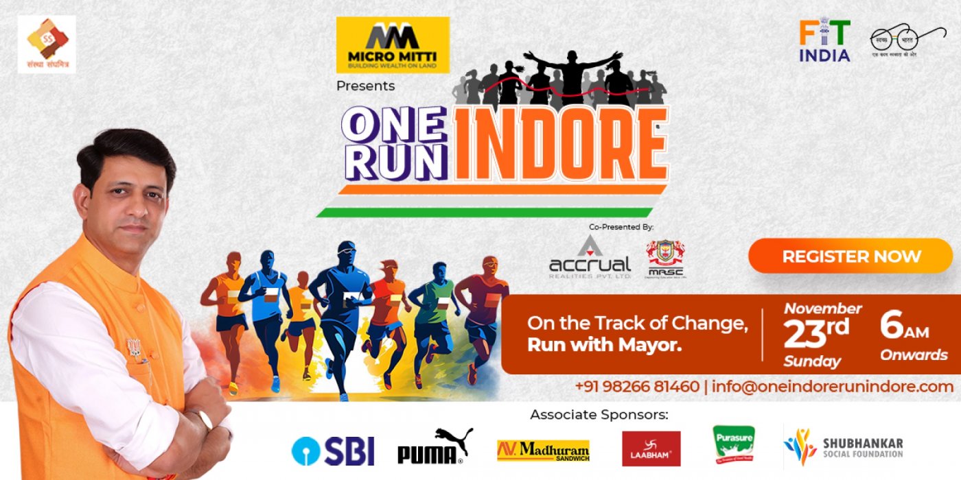 One Indore Run Indore, 23 November | Event in Indore | AllEvents