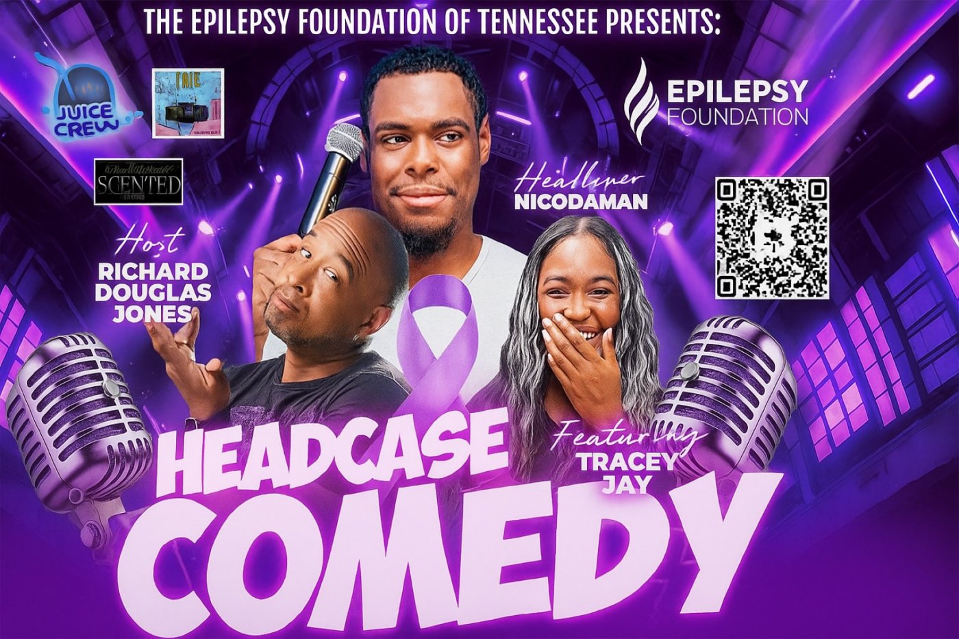 Headcase Comedy: An Epilepsy Benefit Show in Memphis!, 29 November | Event in Memphis | AllEvents