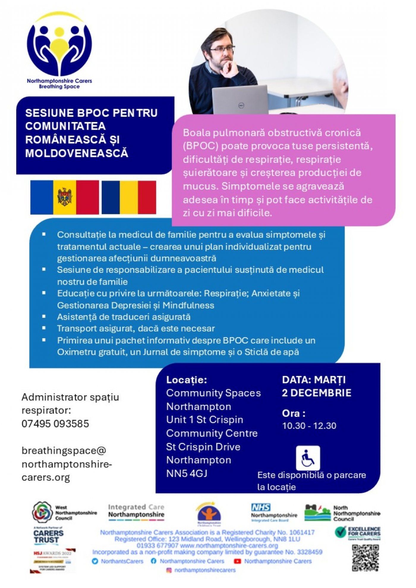 Sesiune educațională despre BPOC / COPD Romanian and MoldovanCOPD educational session, 2 December | AllEvents