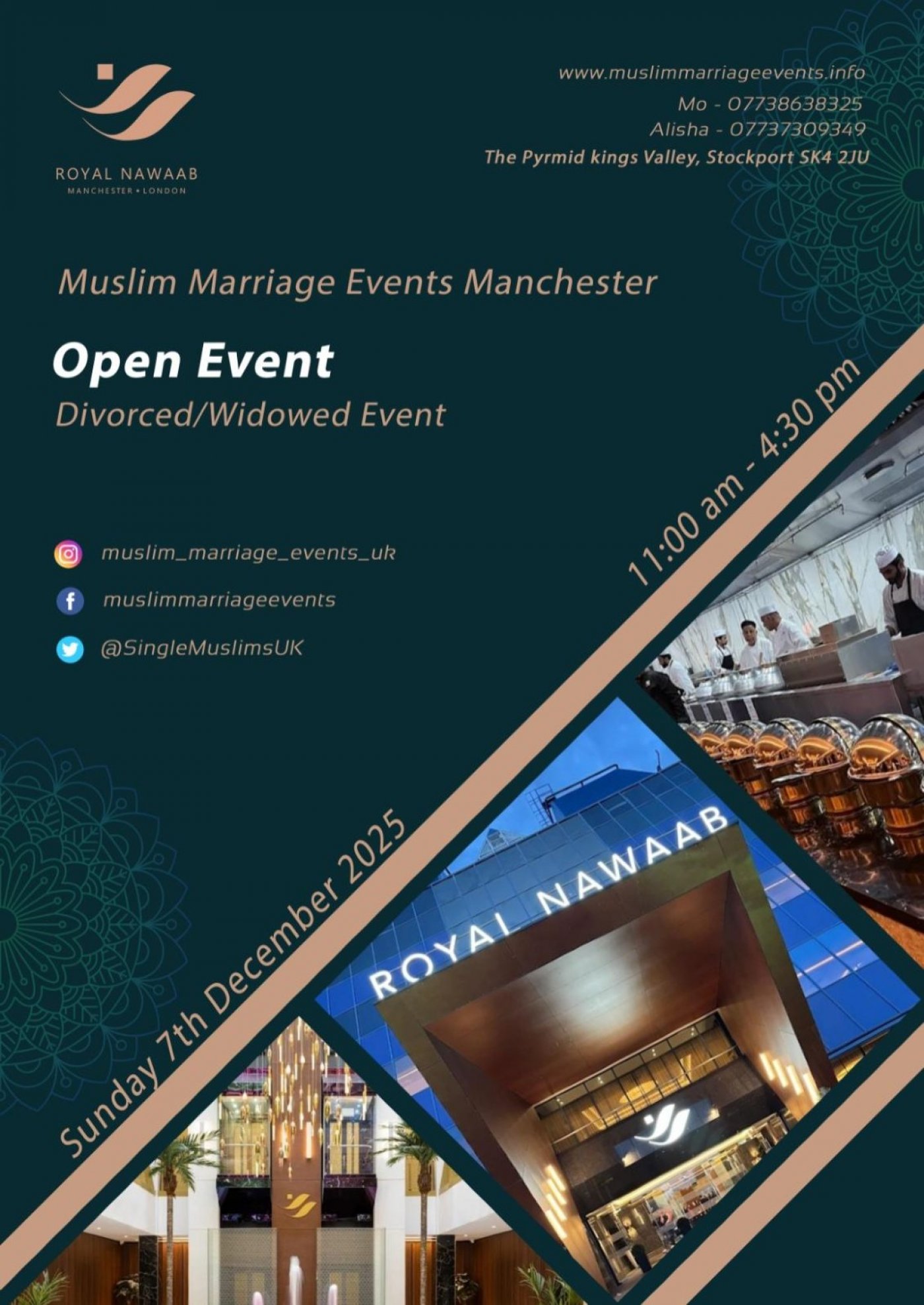 Muslim Marriage Events Manchester - Divorcee/Widow Event, 7 December | Event in Stockport | AllEvents
