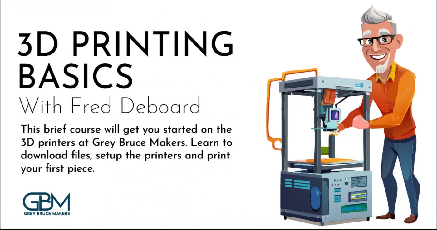 3D Printing Basics with Fred Deboard, 19 November | Event in Owen Sound | AllEvents