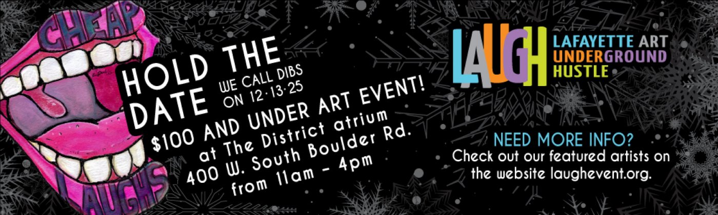 Cheap LAUGHS $100 And Under Art Market, 13 December | Event in Lafayette | AllEvents
