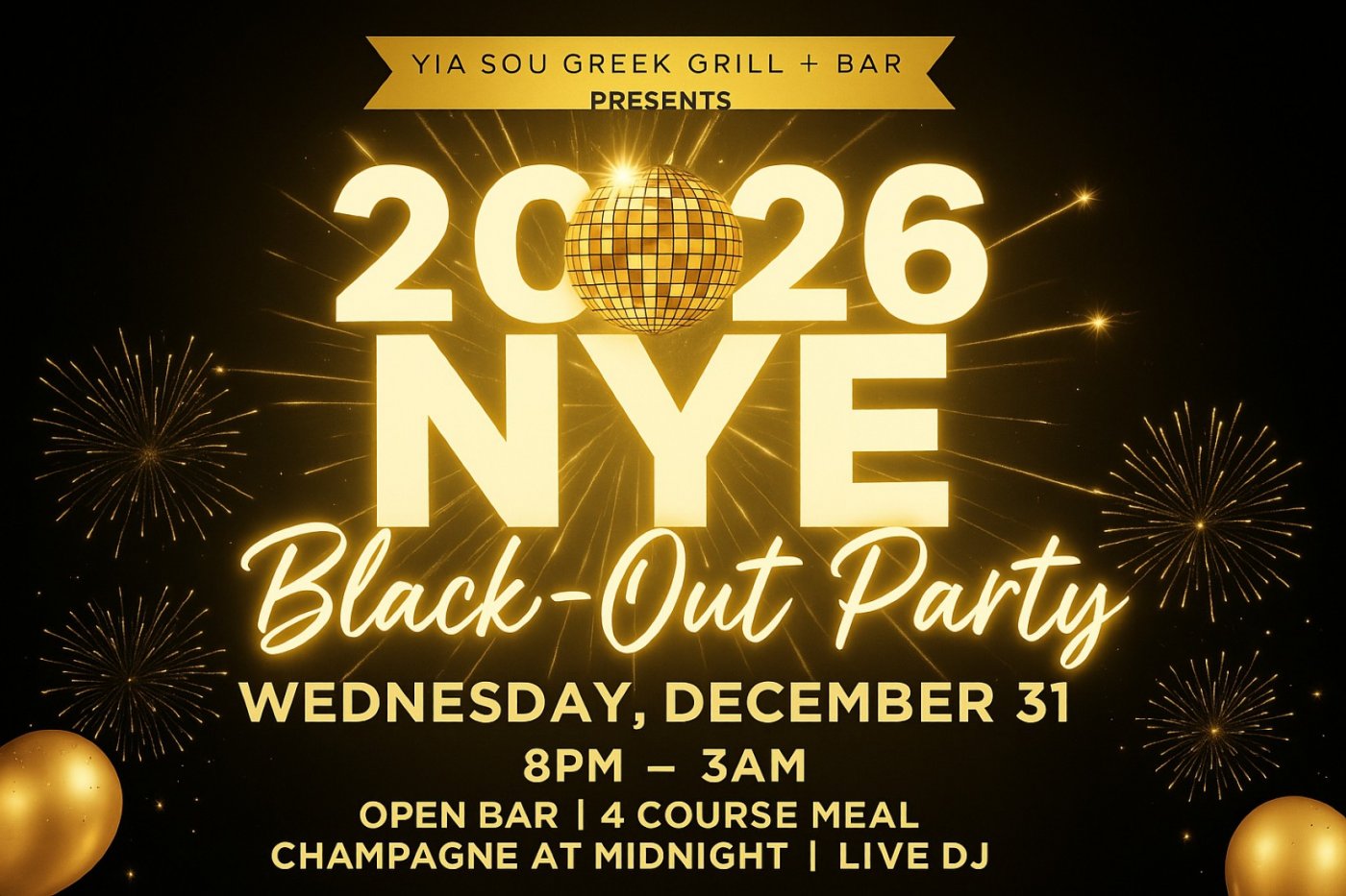 2026 New Year's Eve "Blackout Party!", 31 December | Event in Montreal | AllEvents