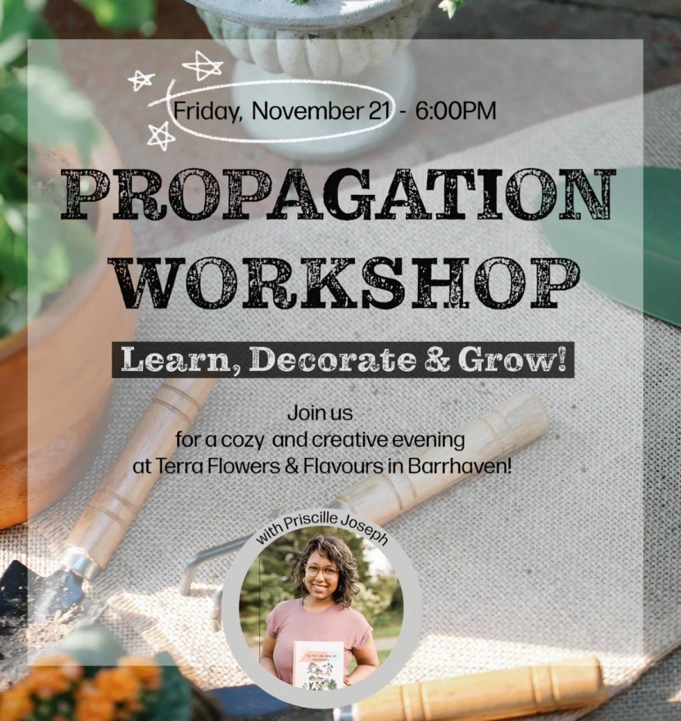 Houseplant Propagation Workshop, 21 November | Event in Ottawa | AllEvents