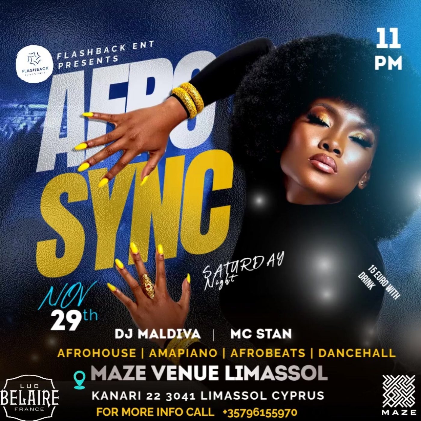 Afro Sync Night , 29 November | Event in Limassol | AllEvents