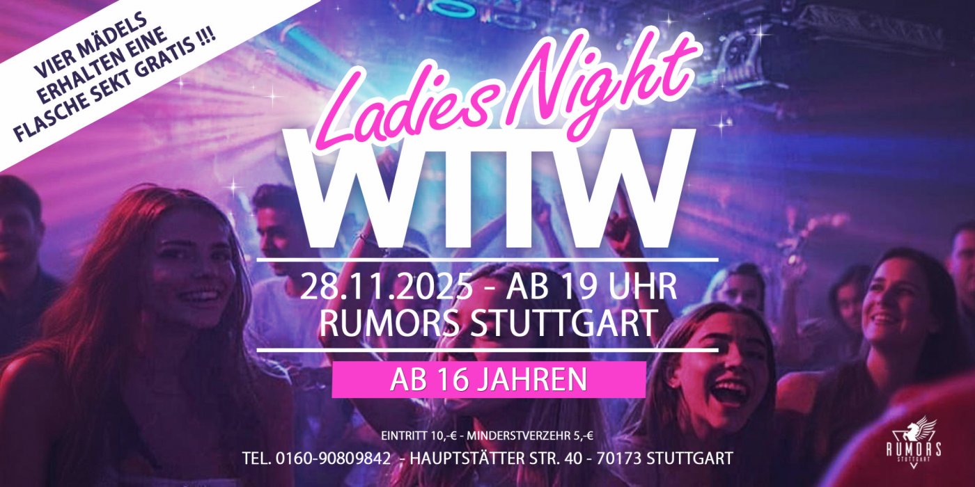 WTTW ab 16 Jahren - Stuttgarts angesagteste 16er Party!, 28 November | Event in Stuttgart | AllEvents