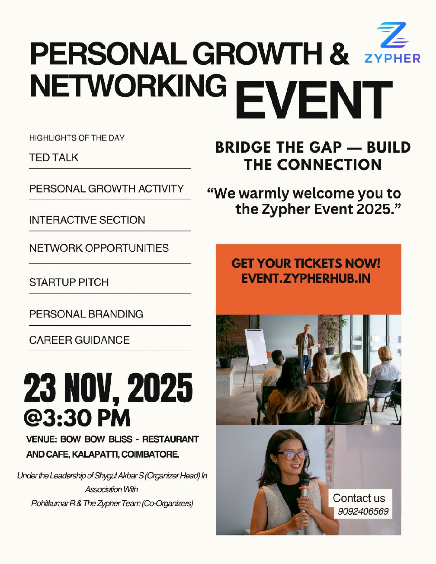Bridge the Gap. Build the Connection. 2025, 23 November | Event in Coimbatore | AllEvents