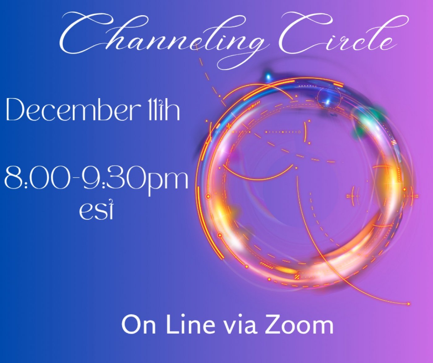 Channeling Circle On-Line, 11 December | Online Event | AllEvents