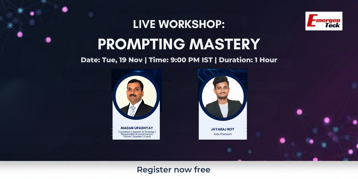 Live Workshop (Free): Prompting Mastery, 19 November | Online Event | AllEvents