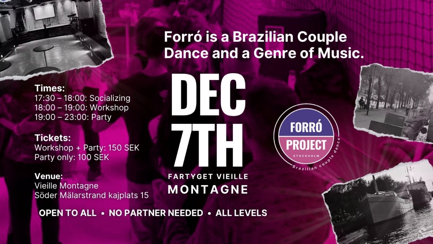 Brazilian Music &amp; Culture: Forró Evening in Stockholm