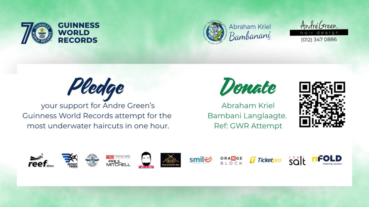 Andre Green's Guinness World Record Attempt, 29 November | Event in Johannesburg | AllEvents