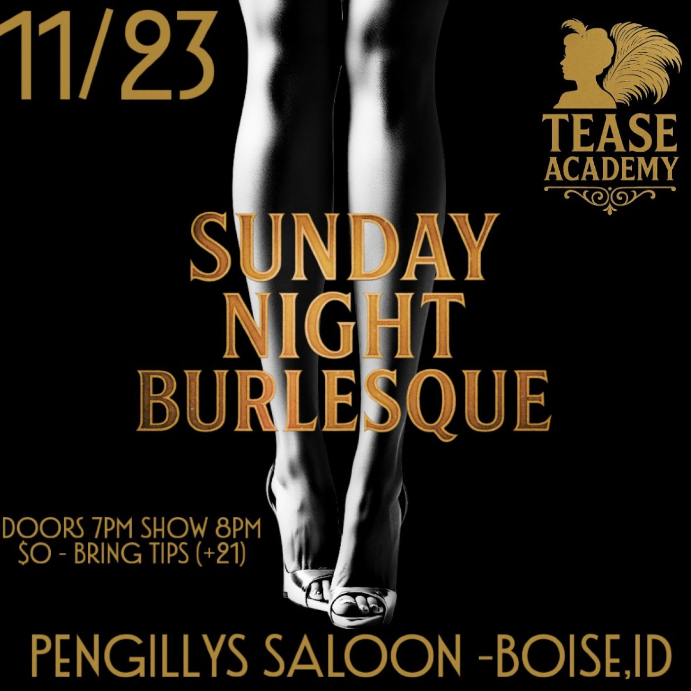 Tease Academy's  Burlesque Showcase!, 23 November | Event in Boise | AllEvents